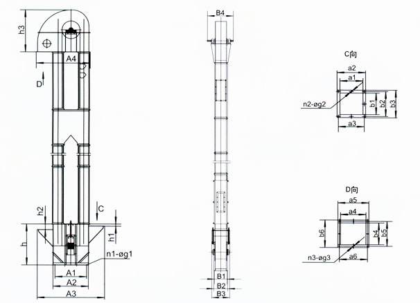 D型斗式提升機(jī)是皮帶式斗式提升機(jī)的一種！
