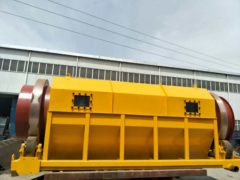 鵝卵石、木屑、垃圾使用滾筒篩分篩石較多