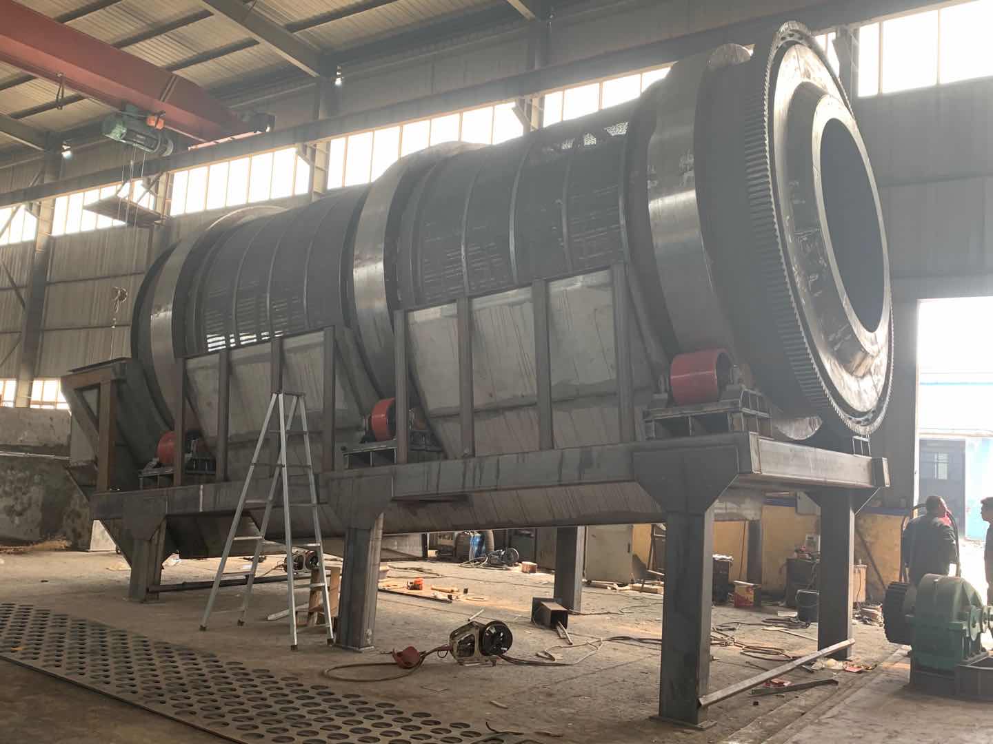 建筑垃圾、混凝土廢料專用滾筒篩分機(jī)介紹